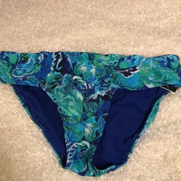 Ralph Lauren bikini , new . Blue/green. Sz 10 - Picture 2 of 3